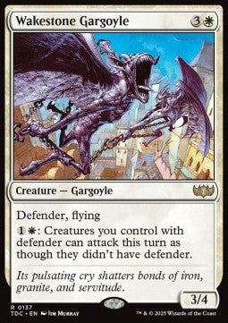 Wakestone Gargoyle⁣ - Commander: Tarkir: Dragonstorm⁣ (Rare)⁣ [137]