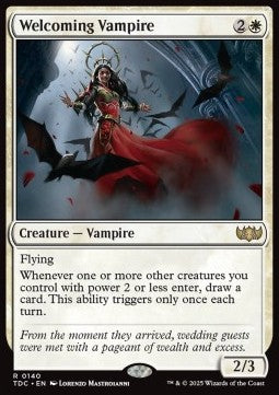 Welcoming Vampire⁣ - Commander: Tarkir: Dragonstorm⁣ (Rare)⁣ [140]