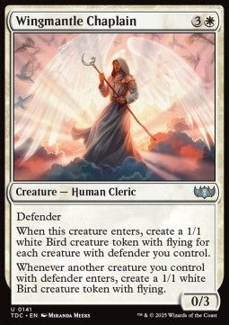 Wingmantle Chaplain⁣ - Commander: Tarkir: Dragonstorm⁣ (Uncommon)⁣ [141]