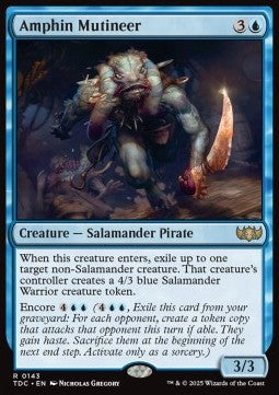 Amphin Mutineer⁣ - Commander: Tarkir: Dragonstorm⁣ (Rare)⁣ [143]
