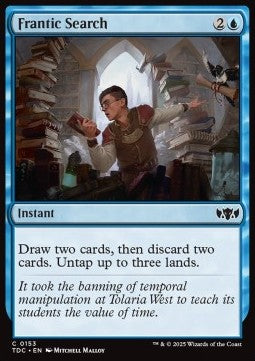 Frantic Search⁣ - Commander: Tarkir: Dragonstorm⁣ (Common)⁣ [153]
