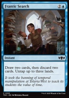 Frantic Search⁣ - Commander: Tarkir: Dragonstorm⁣ (Common)⁣ [153]