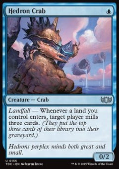 Hedron Crab⁣ - Commander: Tarkir: Dragonstorm⁣ (Uncommon)⁣ [155]
