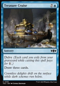 Treasure Cruise⁣ - Commander: Tarkir: Dragonstorm⁣ (Common)⁣ [169]
