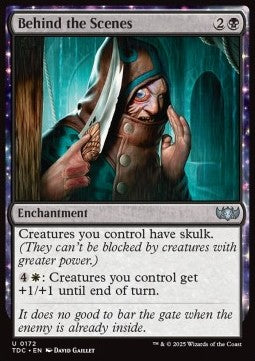 Behind the Scenes⁣ - Commander: Tarkir: Dragonstorm⁣ (Uncommon)⁣ [172]