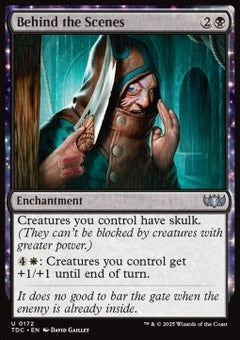 Behind the Scenes⁣ - Commander: Tarkir: Dragonstorm⁣ (Uncommon)⁣ [172]
