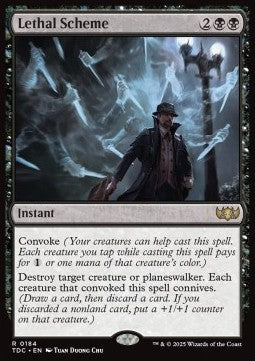 Lethal Scheme⁣ - Commander: Tarkir: Dragonstorm⁣ (Rare)⁣ [184]