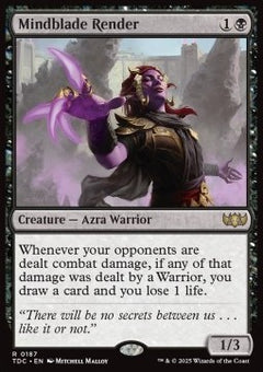 Mindblade Render⁣ - Commander: Tarkir: Dragonstorm⁣ (Rare)⁣ [187]