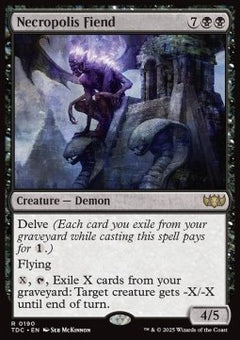 Necropolis Fiend⁣ - Commander: Tarkir: Dragonstorm⁣ (Rare)⁣ [190]