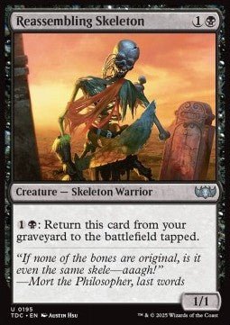 Reassembling Skeleton⁣ - Commander: Tarkir: Dragonstorm⁣ (Uncommon)⁣ [195]