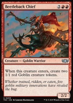 Beetleback Chief⁣ - Commander: Tarkir: Dragonstorm⁣ (Uncommon)⁣ [205]