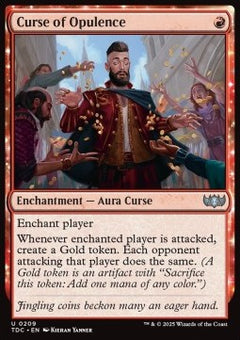 Curse of Opulence⁣ - Commander: Tarkir: Dragonstorm⁣ (Uncommon)⁣ [209]