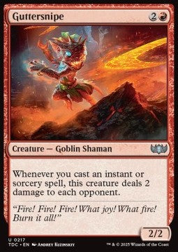 Guttersnipe⁣ - Commander: Tarkir: Dragonstorm⁣ (Uncommon)⁣ [217]