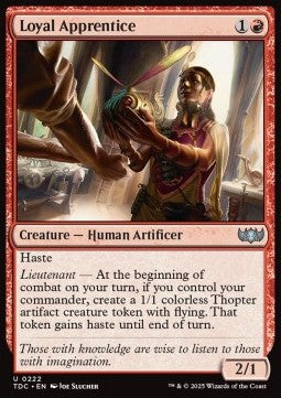 Loyal Apprentice⁣ - Commander: Tarkir: Dragonstorm⁣ (Uncommon)⁣ [222]