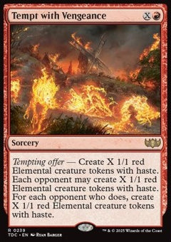 Tempt with Vengeance⁣ - Commander: Tarkir: Dragonstorm⁣ (Rare)⁣ [239]