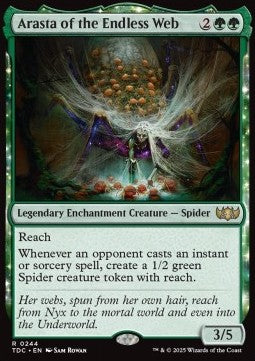 Arasta of the Endless Web⁣ - Commander: Tarkir: Dragonstorm⁣ (Rare)⁣ [244]