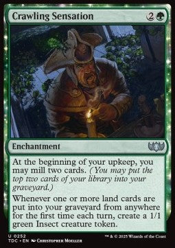Crawling Sensation⁣ - Commander: Tarkir: Dragonstorm⁣ (Uncommon)⁣ [252]