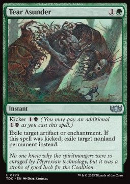 Tear Asunder⁣ - Commander: Tarkir: Dragonstorm⁣ (Uncommon)⁣ [273]