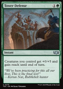 Tower Defense⁣ - Commander: Tarkir: Dragonstorm⁣ (Uncommon)⁣ [275]