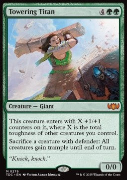 Towering Titan⁣ - Commander: Tarkir: Dragonstorm⁣ (Mythic)⁣ [276]