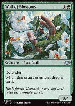 Wall of Blossoms⁣ - Commander: Tarkir: Dragonstorm⁣ (Uncommon)⁣ [277]