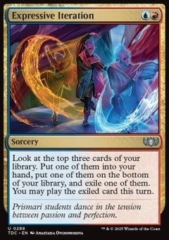 Expressive Iteration⁣ - Commander: Tarkir: Dragonstorm⁣ (Uncommon)⁣ [288]