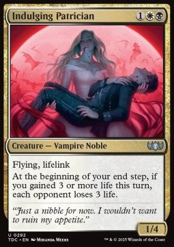 Indulging Patrician⁣ - Commander: Tarkir: Dragonstorm⁣ (Uncommon)⁣ [292]