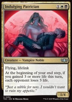 Indulging Patrician⁣ - Commander: Tarkir: Dragonstorm⁣ (Uncommon)⁣ [292]