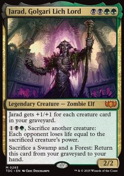 Jarad, Golgari Lich Lord⁣ - Commander: Tarkir: Dragonstorm⁣ (Mythic)⁣ [293]