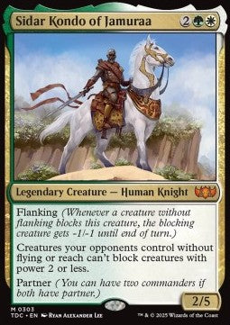 Sidar Kondo of Jamuraa⁣ - Commander: Tarkir: Dragonstorm⁣ (Mythic)⁣ [303]