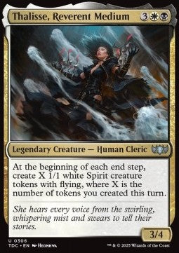 Thalisse, Reverent Medium⁣ - Commander: Tarkir: Dragonstorm⁣ (Uncommon)⁣ [306]