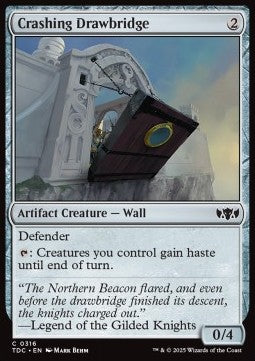 Crashing Drawbridge⁣ - Commander: Tarkir: Dragonstorm⁣ (Common)⁣ [316]