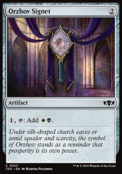 Orzhov Signet⁣ - Commander: Tarkir: Dragonstorm⁣ (Common)⁣ [323]
