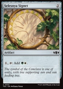 Selesnya Signet⁣ - Commander: Tarkir: Dragonstorm⁣ (Common)⁣ [324]
