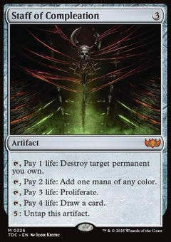 Staff of Compleation⁣ - Commander: Tarkir: Dragonstorm⁣ (Mythic)⁣ [326]