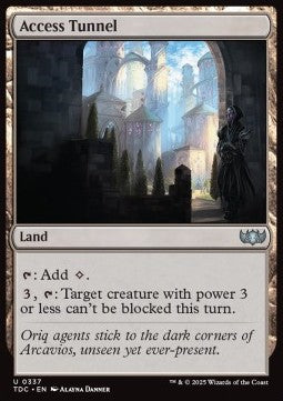 Access Tunnel⁣ - Commander: Tarkir: Dragonstorm⁣ (Uncommon)⁣ [337]