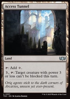 Access Tunnel⁣ - Commander: Tarkir: Dragonstorm⁣ (Uncommon)⁣ [337]