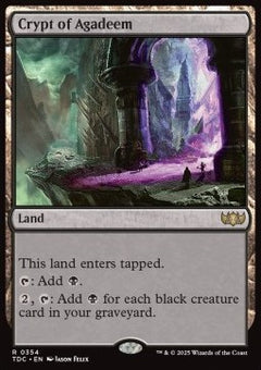Crypt of Agadeem⁣ - Commander: Tarkir: Dragonstorm⁣ (Rare)⁣ [354]