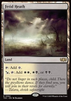 Fetid Heath⁣ - Commander: Tarkir: Dragonstorm⁣ (Rare)⁣ [362]