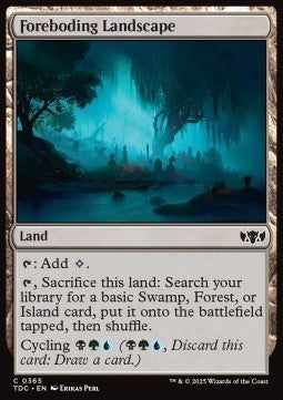 Foreboding Landscape⁣ - Commander: Tarkir: Dragonstorm⁣ (Common)⁣ [365]