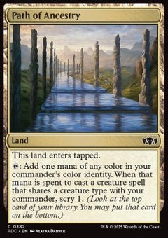 Path of Ancestry⁣ - Commander: Tarkir: Dragonstorm⁣ (Common)⁣ [382]