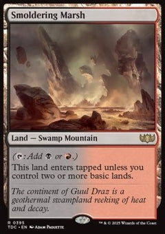 Smoldering Marsh⁣ - Commander: Tarkir: Dragonstorm⁣ (Rare)⁣ [395]