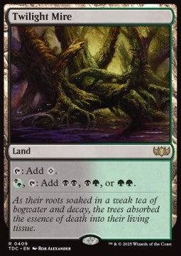 Twilight Mire⁣ - Commander: Tarkir: Dragonstorm⁣ (Rare)⁣ [409]