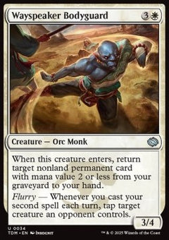 Wayspeaker Bodyguard⁣ - Tarkir: Dragonstorm⁣ (Uncommon)⁣ [34]