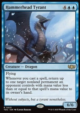 Hammerhead Tyrant⁣ - Commander: Tarkir: Dragonstorm⁣ (Rare)⁣ [21]