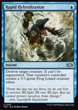 Rapid Hybridization⁣ - Commander: Tarkir: Dragonstorm⁣ (Uncommon)⁣ [162]