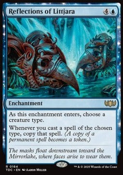 Reflections of Littjara⁣ - Commander: Tarkir: Dragonstorm⁣ (Rare)⁣ [164]