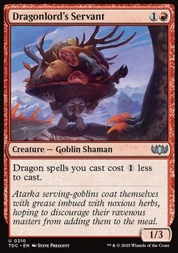 Dragonlord's Servant⁣ - Commander: Tarkir: Dragonstorm⁣ (Uncommon)⁣ [210]