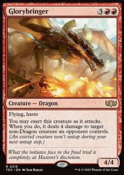 Glorybringer⁣ - Commander: Tarkir: Dragonstorm⁣ (Rare)⁣ [215]