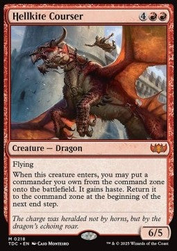 Hellkite Courser⁣ - Commander: Tarkir: Dragonstorm⁣ (Mythic)⁣ [218]